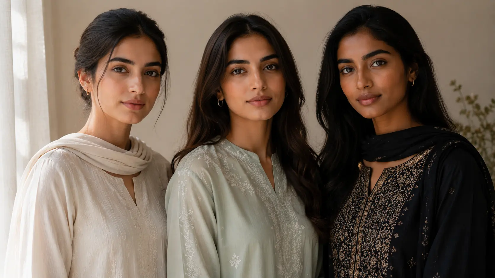 How to Choose Jewelry That Matches Your Skin Tone? 2 Comparison of different skin tones and undertones under soft natural lighting for jewelry matching
